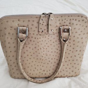 Vintage Ostrich Leather Purse Basta made in Italy